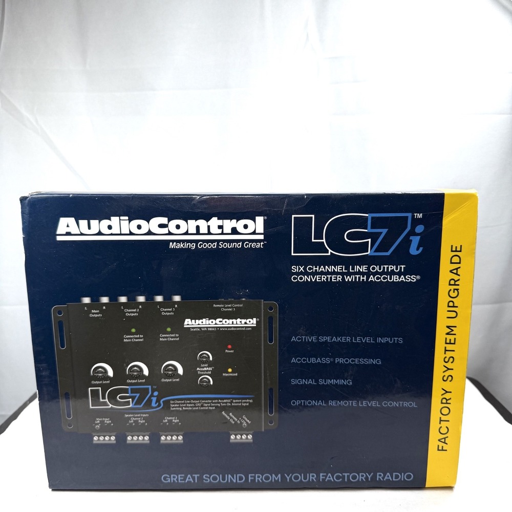 AudioControl LC7i 6-Channel Line Output Converter with AccuBASS / New